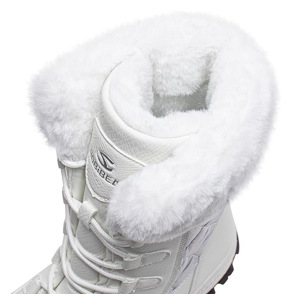 HOBIBEAR Women’s 🌸Faux Fur🌸 Anti-Slip Waterproof Winter Snow Boots - SZ 9 - Picture 14 of 16